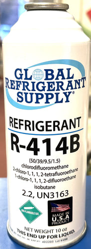 R414b, HOT SHOT Refrigerant, 10 oz. Self-Sealing Can