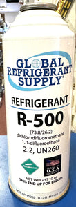 R500, 10 oz. Refrigerant R-500, New Style Self-Sealing Can