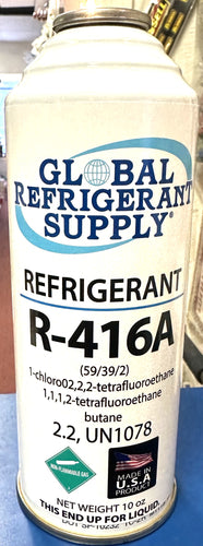 R416a, FRIGC, FR12, 10 oz. Can Refrigerant, HCFC-124, The only USA Military Approved R12 Alternate