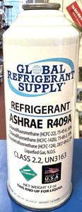 R409a, 12 oz. ASHRAE, EPA & SNAP R12 Approved Drop-in, New Self-Sealing Can