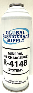 R414b, Mineral Oil Charge, 4 oz. Can, Mineral Oil, For R-414b Systems