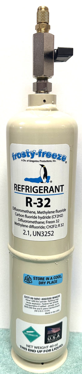 R32, R-32, Refrigerant, (1) 40 oz. Can Low Global Warming