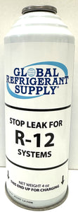 R12 STOP LEAK Charge, 4 oz. Can, Leak Stop For R-12 Systems