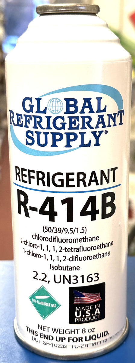 R414b, HOT SHOT Refrigerant, 8 oz. Self-Sealing Can – Frosty