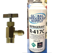 R417c, a.k.a., HOT SHOT II, Refrigerant, 8 oz. Self-Sealing Can & K28 Taper