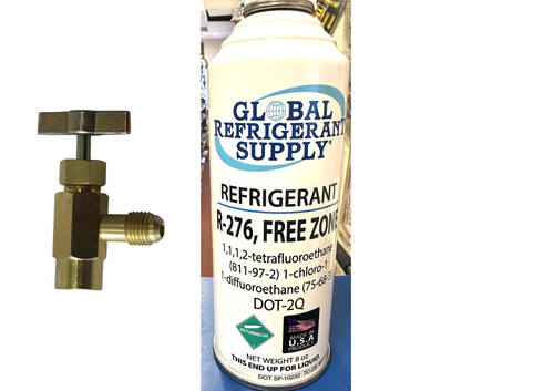 FREEZONE, R420a/276 Refrigerant, 8 oz., & Taper, EPA Accepted, Non-Flammable, Non-Toxic