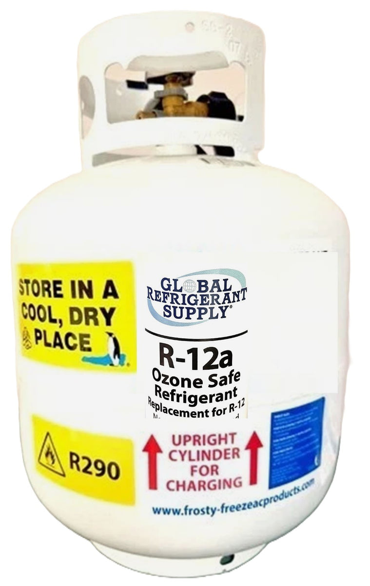 R12a Refrigerant 10 Lbs. Ozone Safe Refrigerant R12 Replacement