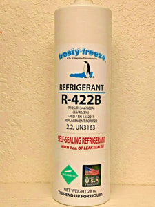 Refrigerant R422B, 28 oz. Can, R22 Replacement Drop-In, STOP LEAK, Pro-Seal XL4