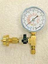 Frosty Freeze, 20 oz. Can Taper, R22, R12, R134a, 20 oz, CGA600 w/Valve & Gauge