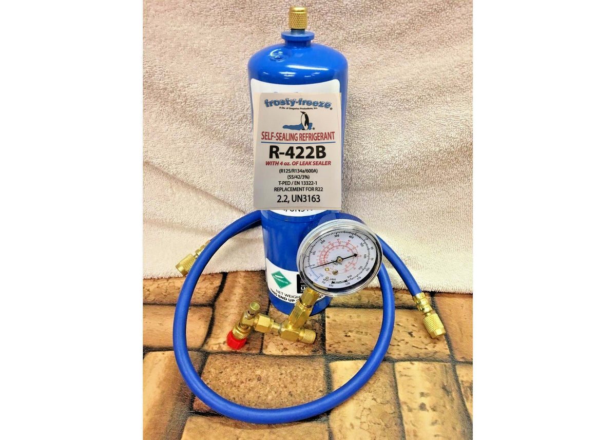 Refrigerant R422B, R-422B, 28 Oz. With LEAK STOP, R22, R-22 Replacemen ...