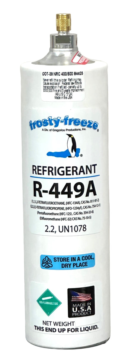 Refrigerant R449a, XP40 – Frosty Freeze A/C Products Company