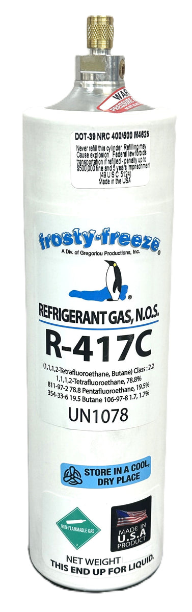 Refrigerant R417c, Hot Shot-2 – Frosty Freeze A/C Products Company