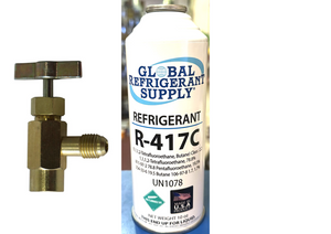 R417c, a.k.a., HOT SHOT II, Refrigerant, 10 oz. Self-Sealing Can & K28 Taper