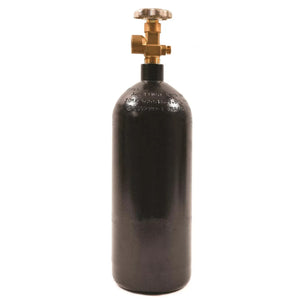 Uniweld N40 Nitrogen Tank, EMPTY, 40 cu ft, D: 7", Height: 21.5"