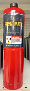 BERNZOMATIC 333666 BERNZOMATIC 1.4oz Filled Oxygen Cylinder Welding Gas Tank