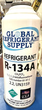 R134a, 12 oz. Can R-134a Refrigerant New Style Self Sealing Can