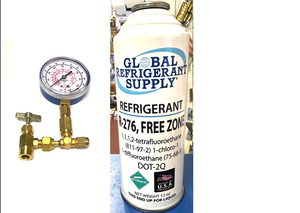 FREEZONE, R420a/276 Refrigerant, 12 oz., & Taper/Gauge, EPA Accepted, Non-Flammable, Non-Toxic