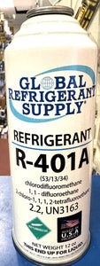 R401a, R-401a, 401a, MP39, Refrigerant, New Style 12 oz. Self-Sealing Can