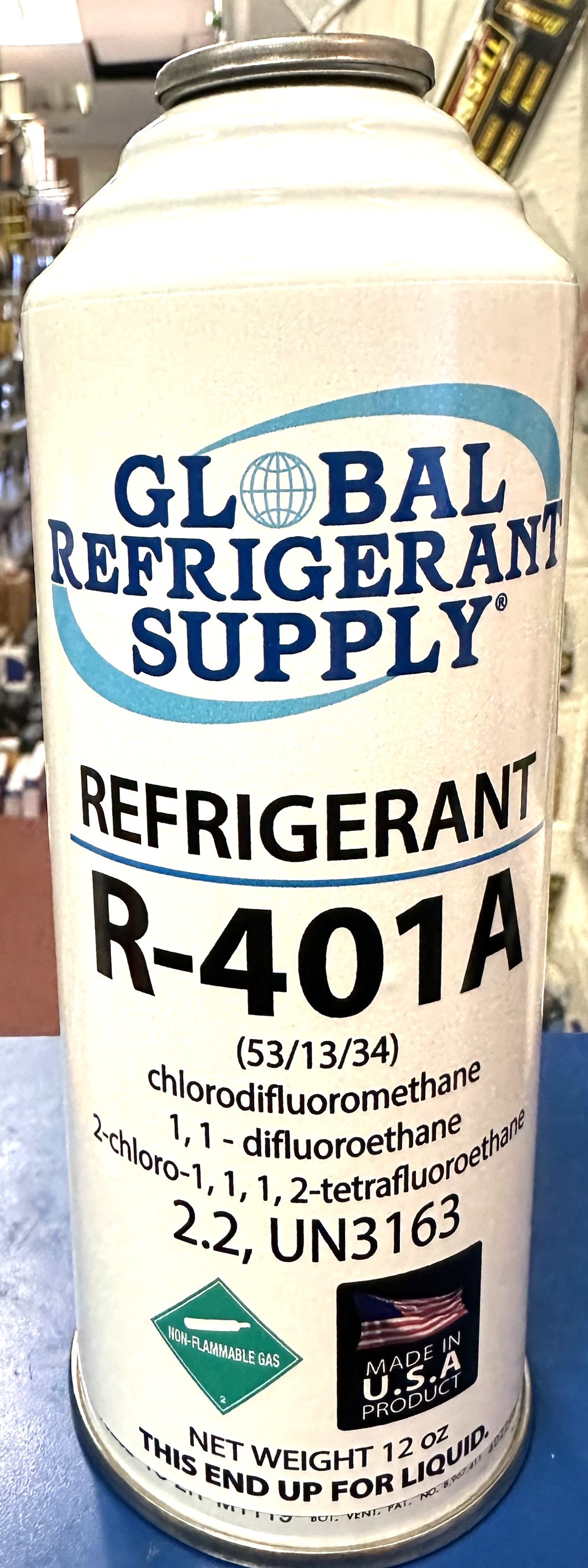 Freon R 401a R401a, R-401a, 401a, MP39, Refrigerant, New Style 12 oz. Self-Sealing ...