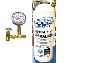 R515b, 12 oz. Check & Charge It Gauge, ASHRAE & EPA Approved Drop-in Replacement For R134a
