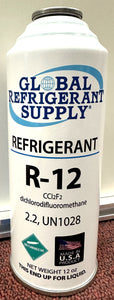 R12 Refrigerant, Dichlorodifluoromethane, 12 oz. Can