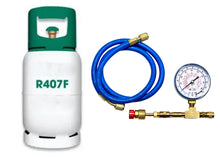R407F, 10 Lb. Refrigerant, For the 3 to 12 Lb. Tanks, Check & Charge-It Kit