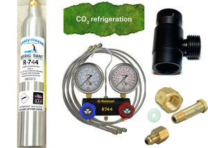 R744 Refrigerant, Carbon Dioxide, CO2, UN1013, Class 2, 14.5 oz. Recharge Kit