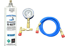 R407F, 28 oz., Refrigerant, Professional Check & Charge-It Kit