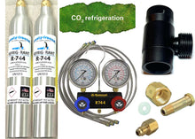 R744 Refrigerant, Carbon Dioxide, CO2, UN1013, Class 2, (2) 14.5 oz Recharge Kit