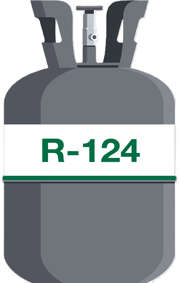 R124, 3.5 Lb. Refrigerant, In-Stock, Fast Same Day UPS Shipping