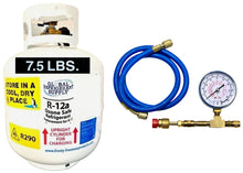R12a Refrigerant 7.5 Lbs. Ozone Safe Pro Check & Charge-It Kit
