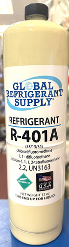 MP39, R401a, Refrigerant For Coolers, Freezers, 12 oz. Self-Sealing Can