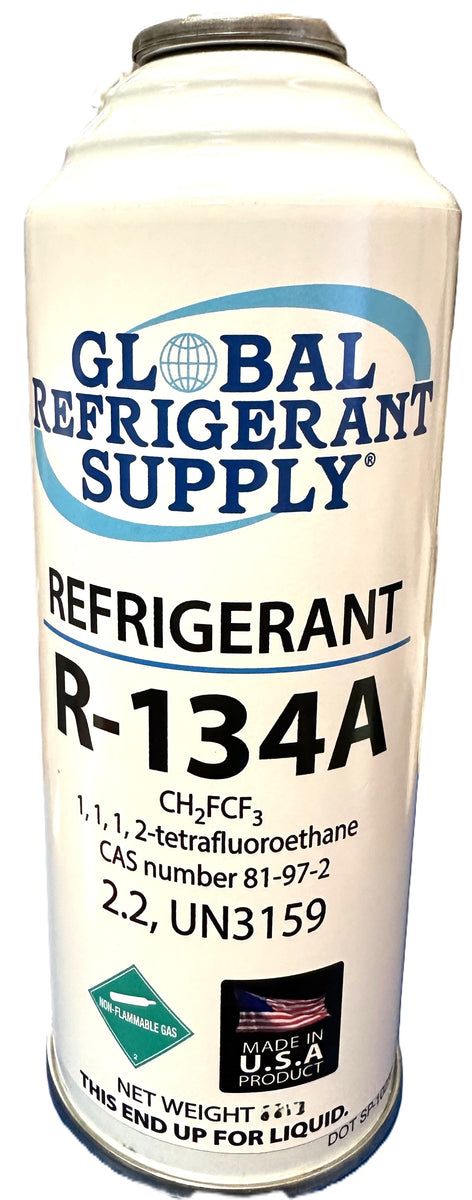 R134a, 8 oz. Can for Commercial R134a Refrigeration Systems – Frosty ...