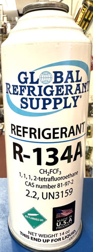 R134a, 14 oz. Can R-134a Refrigerant New Style Self Sealing Can