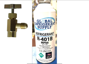 R401b, MP66, Refrigerant, 14 oz. Self-Sealing Can, Taper