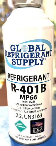 R401b, R-401b, 401b, MP66, Refrigerant, New Style 14 oz. Self-Sealing Can