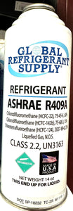 R409a, 14 oz. ASHRAE, EPA & SNAP R12 Approved Drop-in, Includes K28 Taper