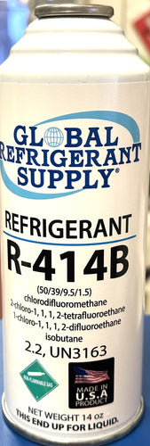 R414b, HOT SHOT Refrigerant, 14 oz. Self-Sealing Can