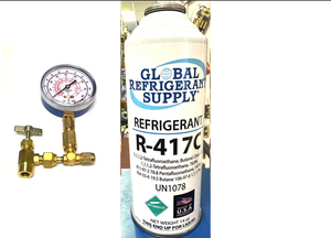 R417c, a.k.a., HOT SHOT II, Refrigerant, 14 oz. Self-Sealing Can & K28 Taper/Gauge