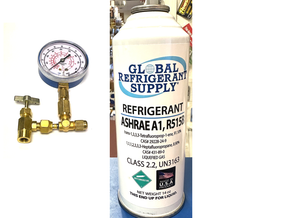 R515b, 14 oz. Check & Charge It Gauge, ASHRAE & EPA Approved Drop-in Replacement For R134a