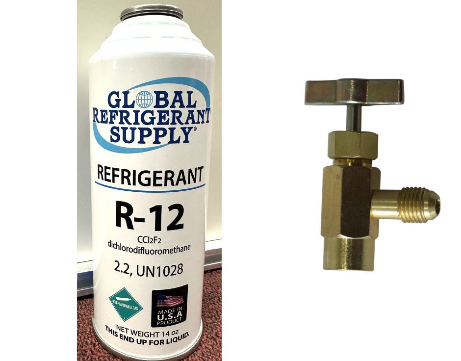 R12 Refrigerant, 14 oz. Can with K28 Can Taper