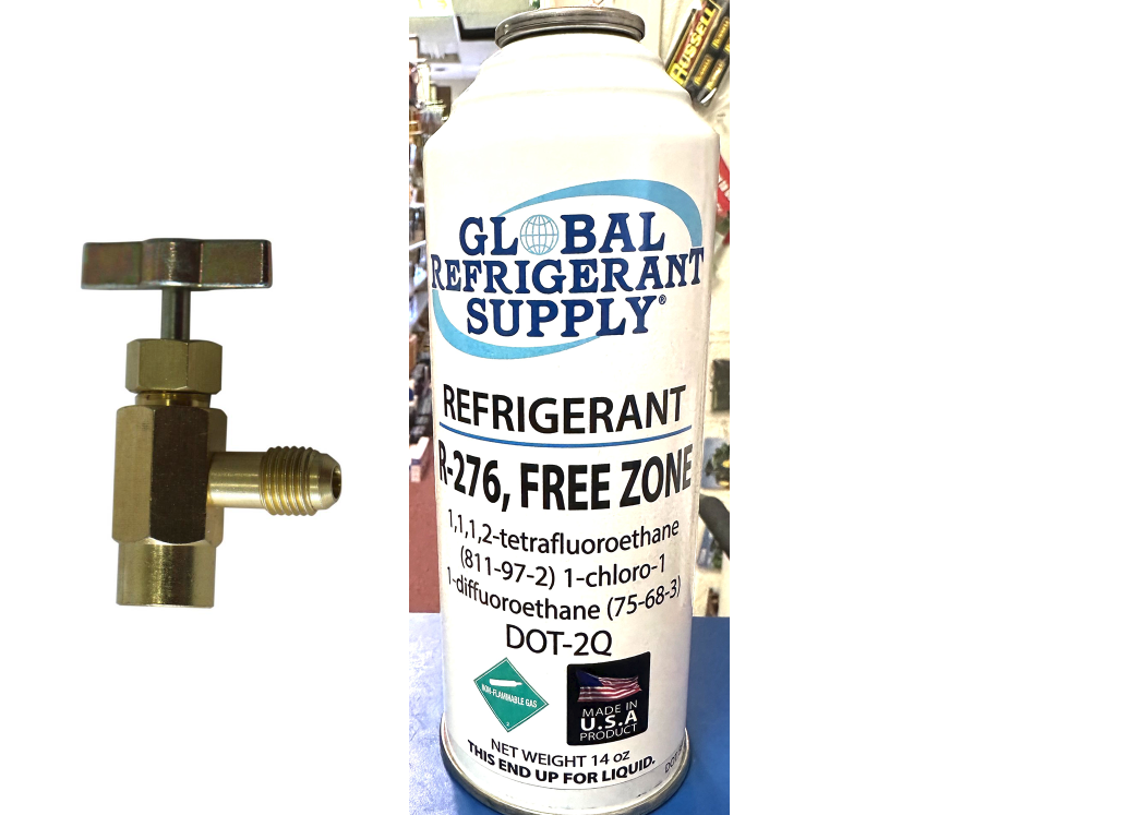 FREEZONE, R420a/276 Refrigerant, 14 oz., & Taper, EPA Accepted, Non-Flammable, Non-Toxic