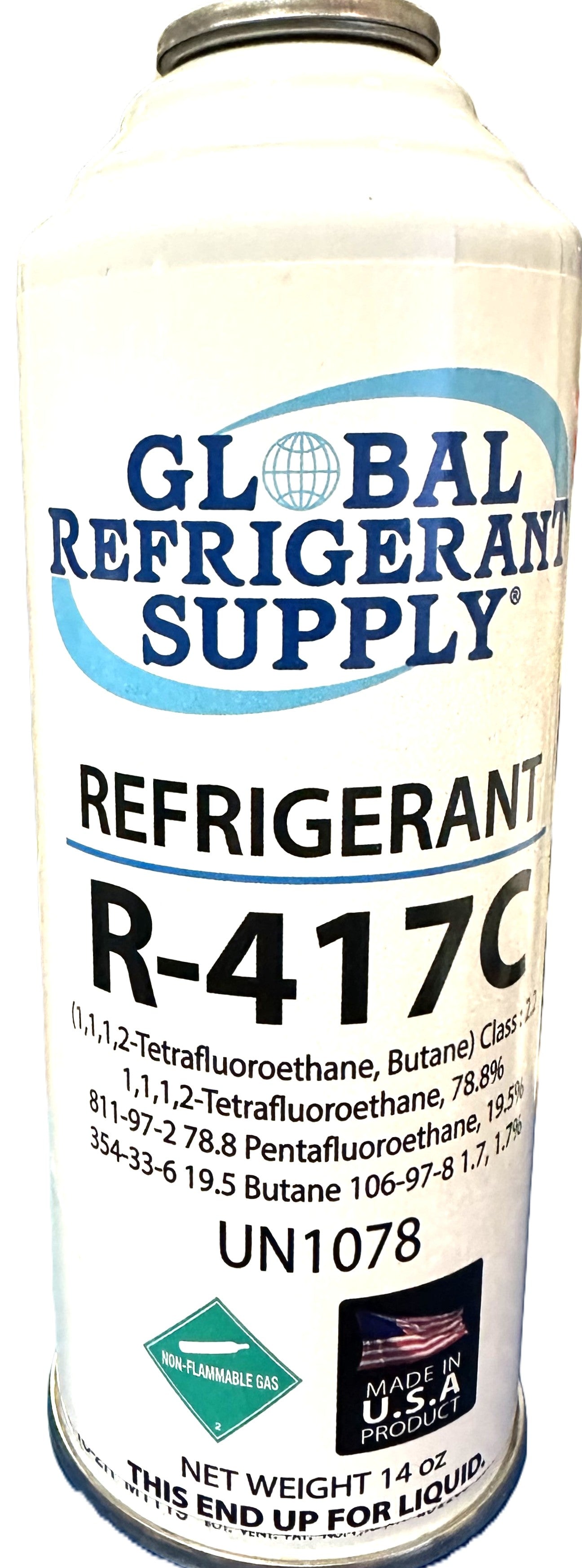 R417c, HOT SHOT II, Refrigerant, 14 oz. Self-Sealing Can – Frosty