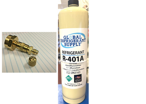 MP39, R401a, Refrigerant For Coolers, Freezers, 14 oz. Can & Can Taper