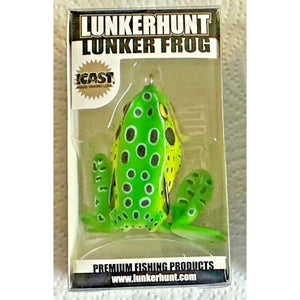 Lunkerhunt Frog Award Winning LF03-Leopard Legs Extend Retrieve Triger