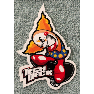 Tech Deck Skateboard Sticker 3-5/8 x 2-1/2