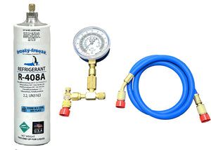 R408a, 16 oz., Refrigerant, Professional Check & Charge-It Kit