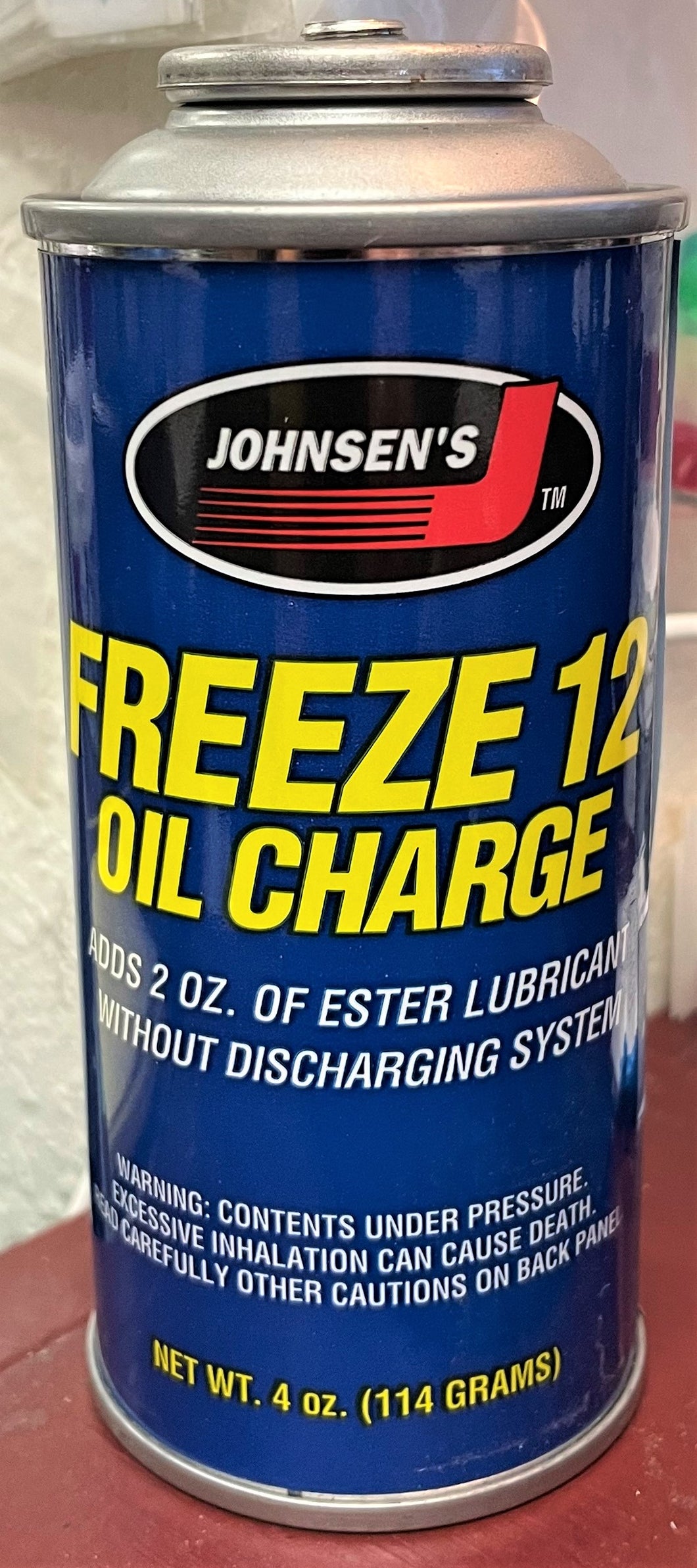 FREEZE 12, R12 Alternate, EPA Approved Replacement Oil Charge, 4 oz. Can