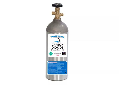 Soda Systems CO2 Carbon Dioxide, 4 Liquid Lbs., Refillable Aluminum Tank, CGA320