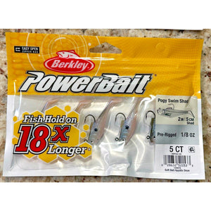 Berkley Power Bait Pogy Swim Shad 2" Pre-Rigged 1/8oz. 5 Pk. SMPSS2-SD